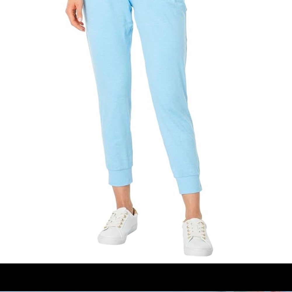 Lilly Pulitzer Light Blue Track Pants